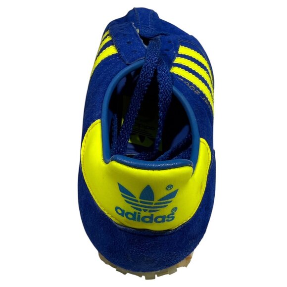 Vintage  70's Adidas 5202 adiSTAR 2000 Soccer Cleats 7.5 Blue/Yellow Unworn Rare - Picture 13 of 16